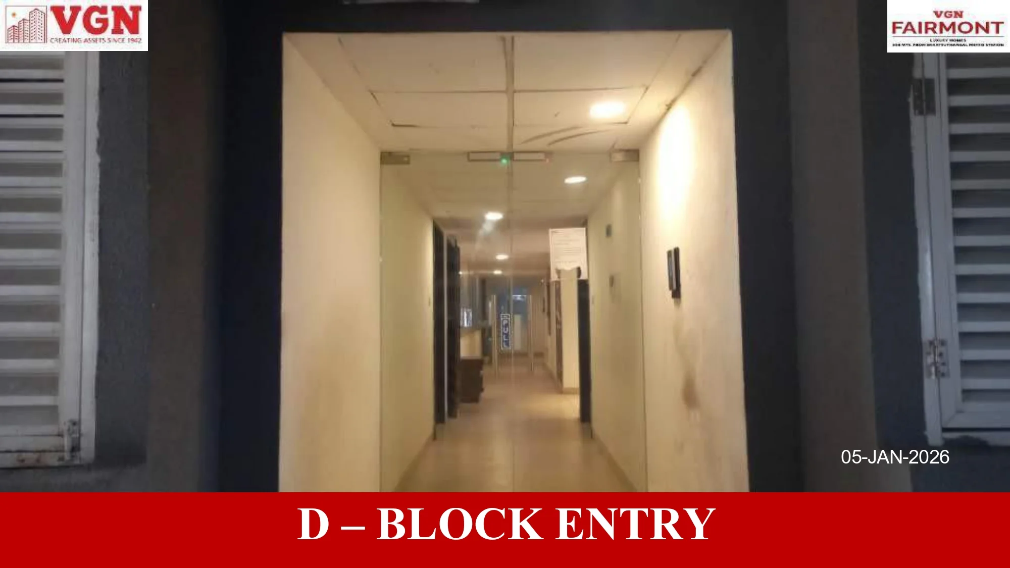 vgn fairmont apartments d block entry