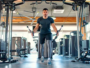 gym facility in vgn notting hill apartments 