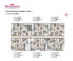 vgn richmond towers core 2 - 1 to 14 floor
